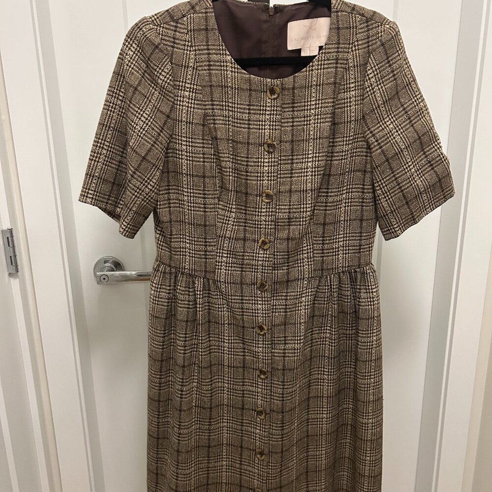 Cotton and wool dress